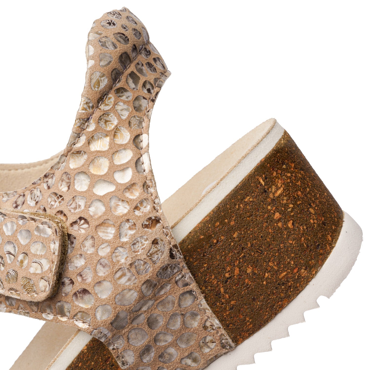 Ara Nova Women's Wedge Sandals Camel Konfettikid Leather