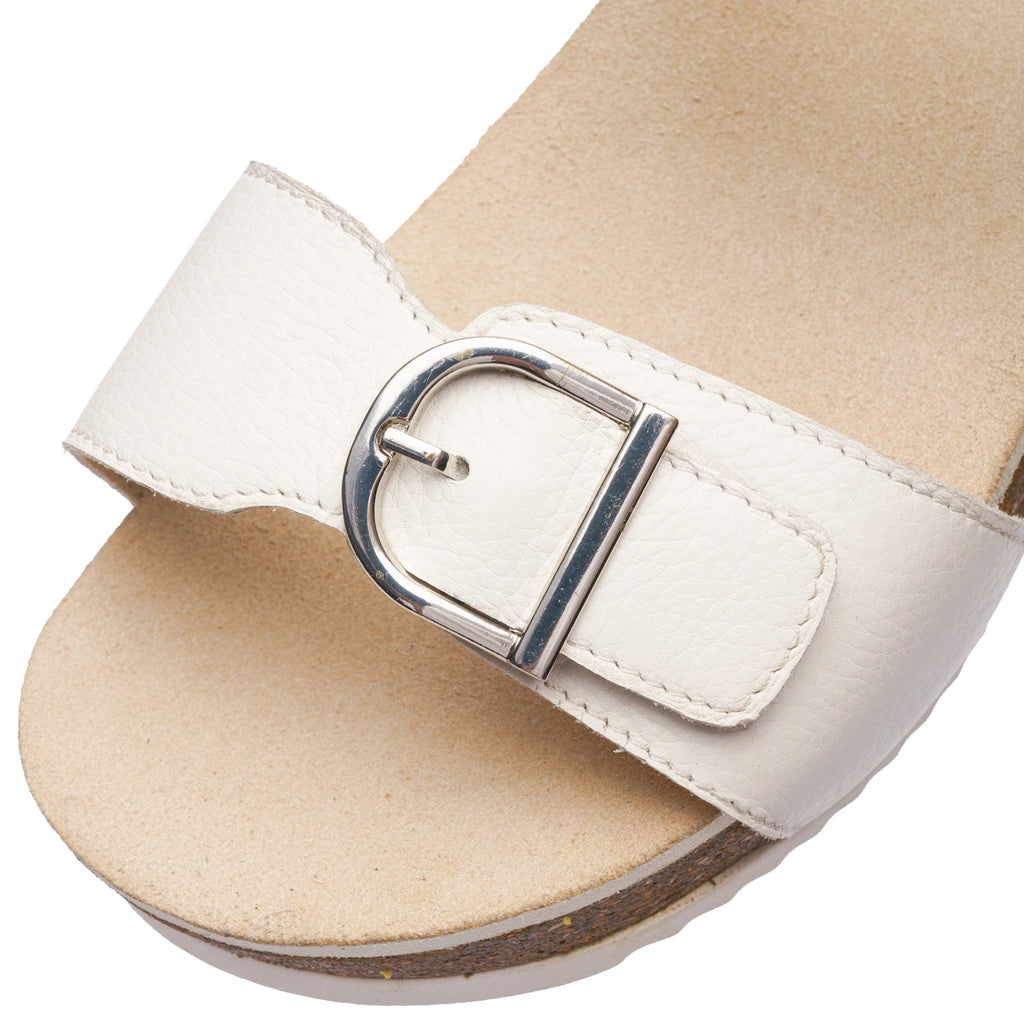 Ara Nova Women's Wedge Sandals Cream/Black Calf Leather