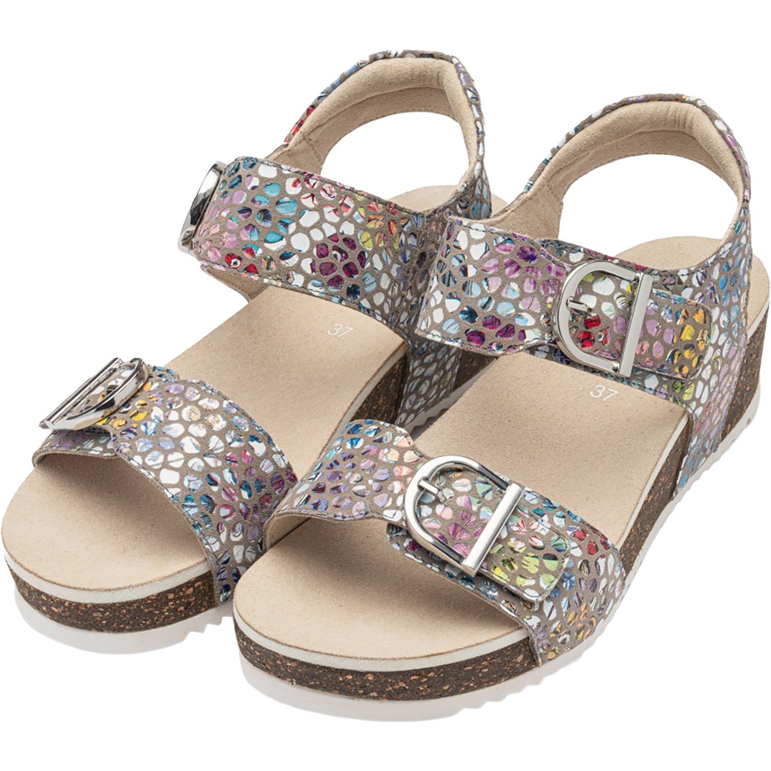 Ara Nova Women's Sandals Multi Konfettikid Leather