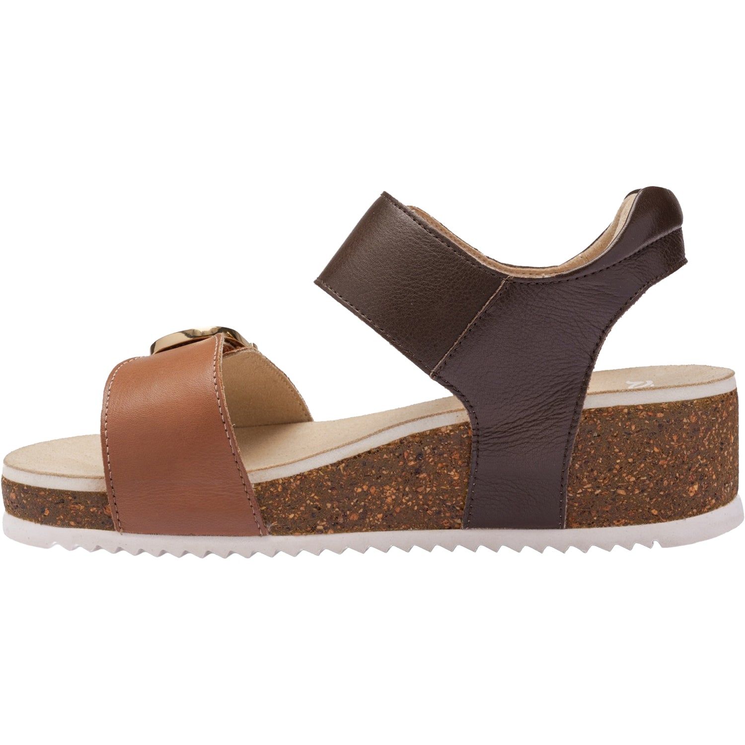 Ara Nova Women's Wedge Sandals Mousse/Mocha Calf