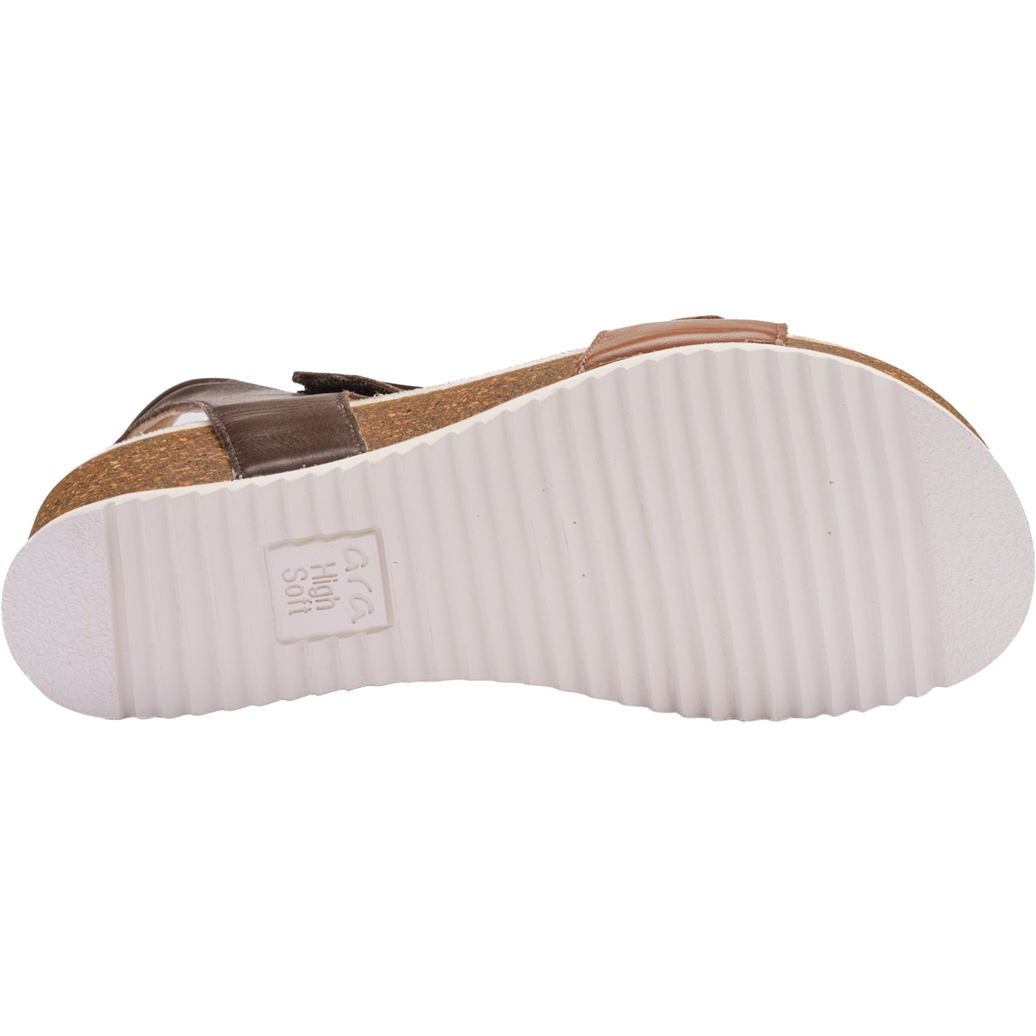Ara Nova Women's Wedge Sandals Mousse/Mocha Calf
