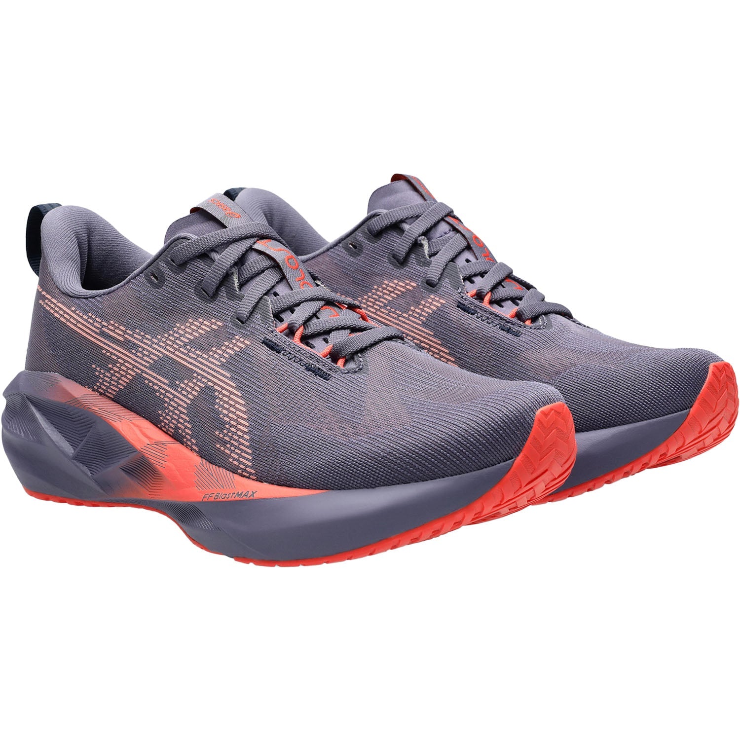 ASICS Novablast 5 (Neutral Support) Women's Athletic Shoes Greyish Purple/Coral Reef