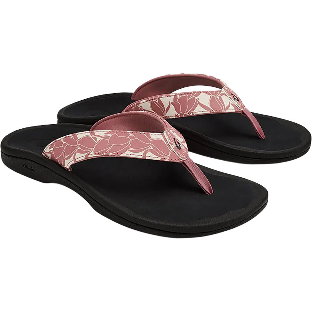 Olukai Ohana Women's Sandals Thong Sandals Coral Rose/Pa'i