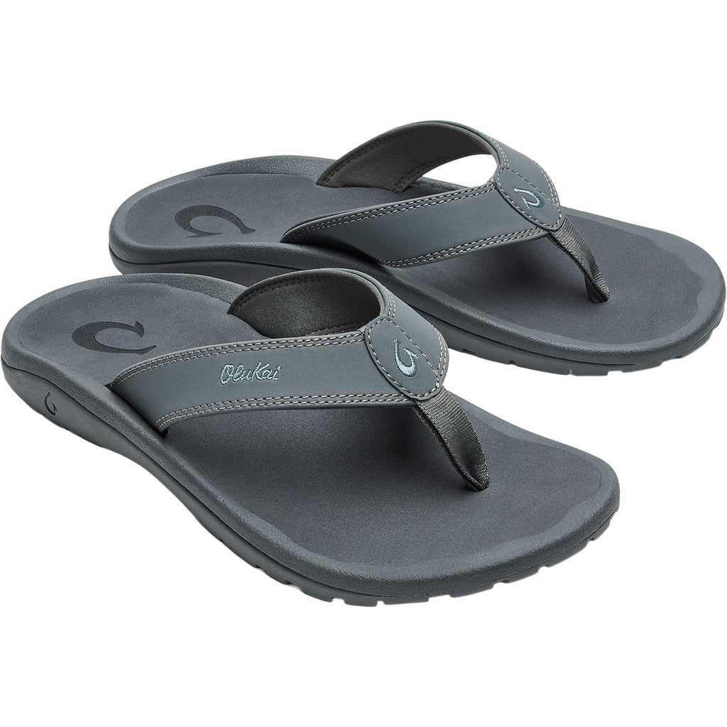 OluKai Ohana Men's Sandals Thong Sandals Rock/Rock