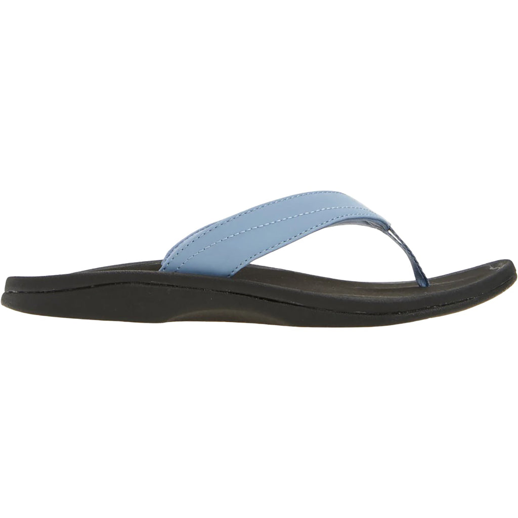 OluKai Ohana Women's Sandals Thong Sandals Ocean Fog/Black
