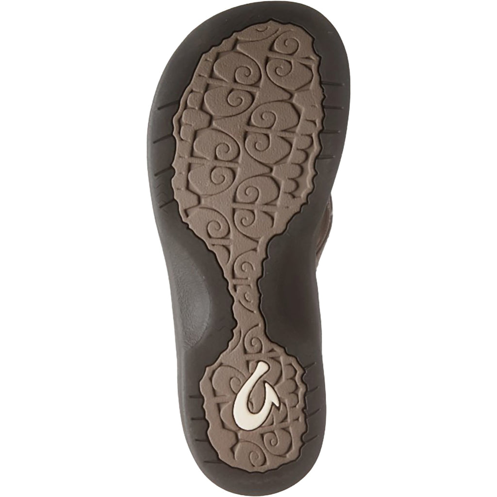OluKai Ohana Women's Sandals Thong Sandals Warm Taupe/Black