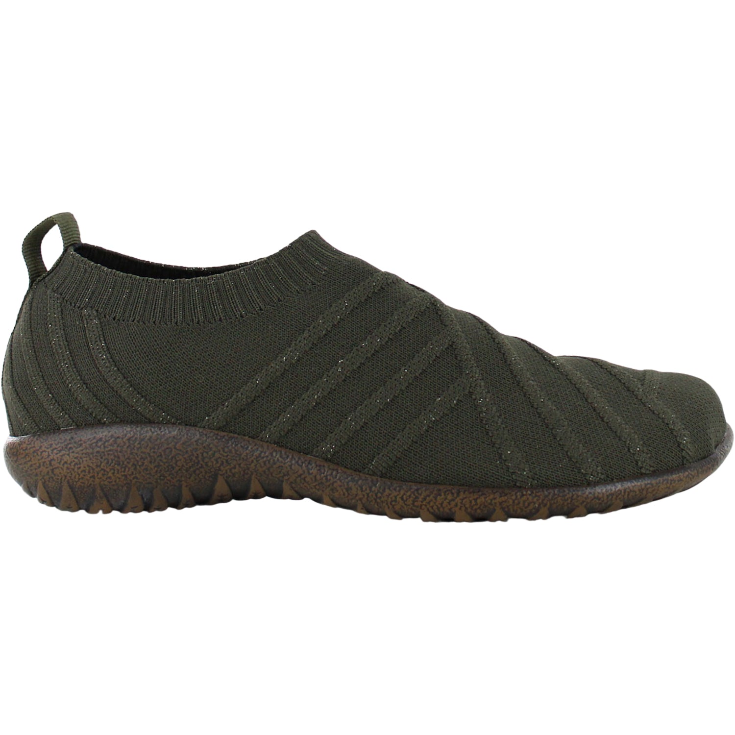Naot Okahu Women's Olive Gold Sparkle Knit