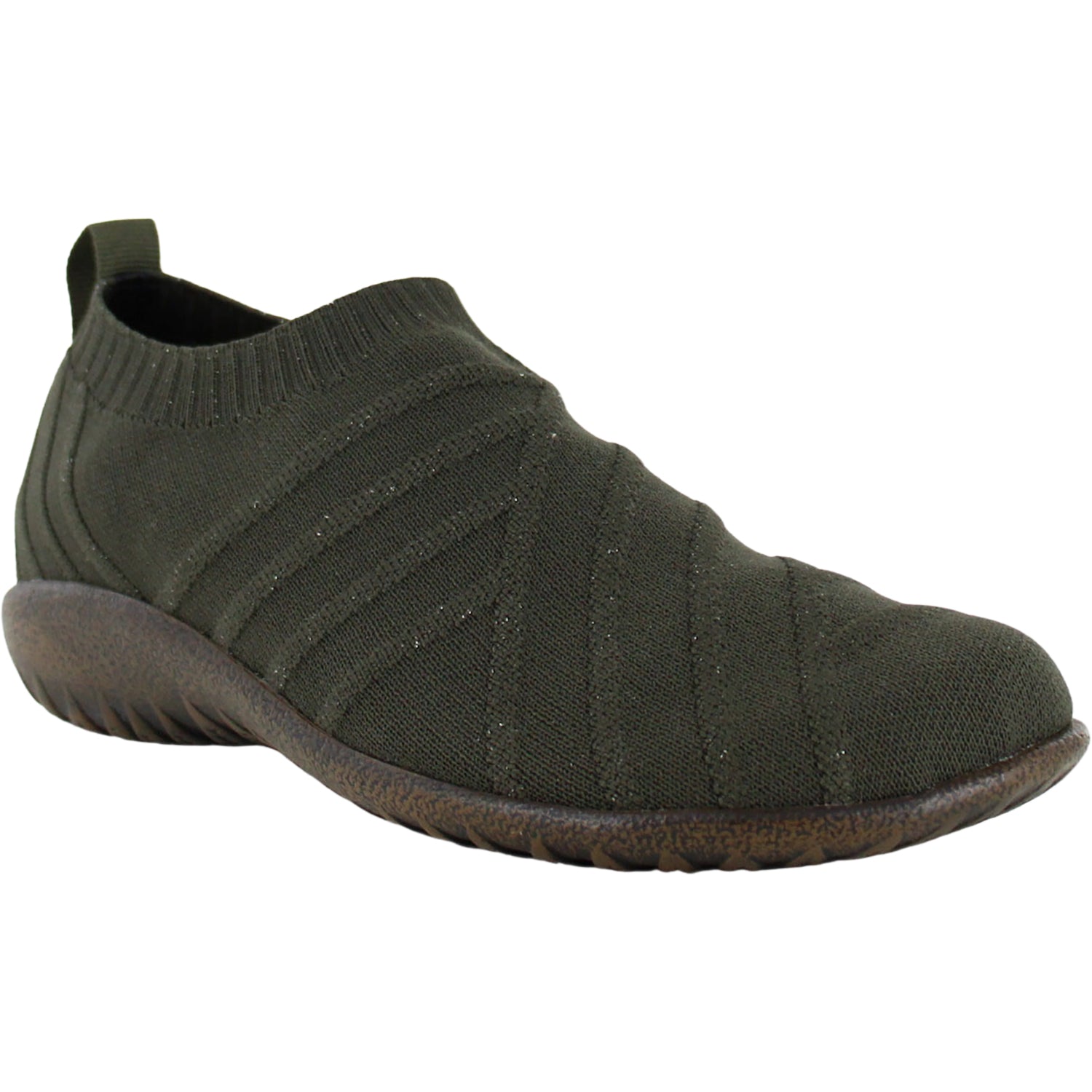 Naot Okahu Women's Olive Gold Sparkle Knit