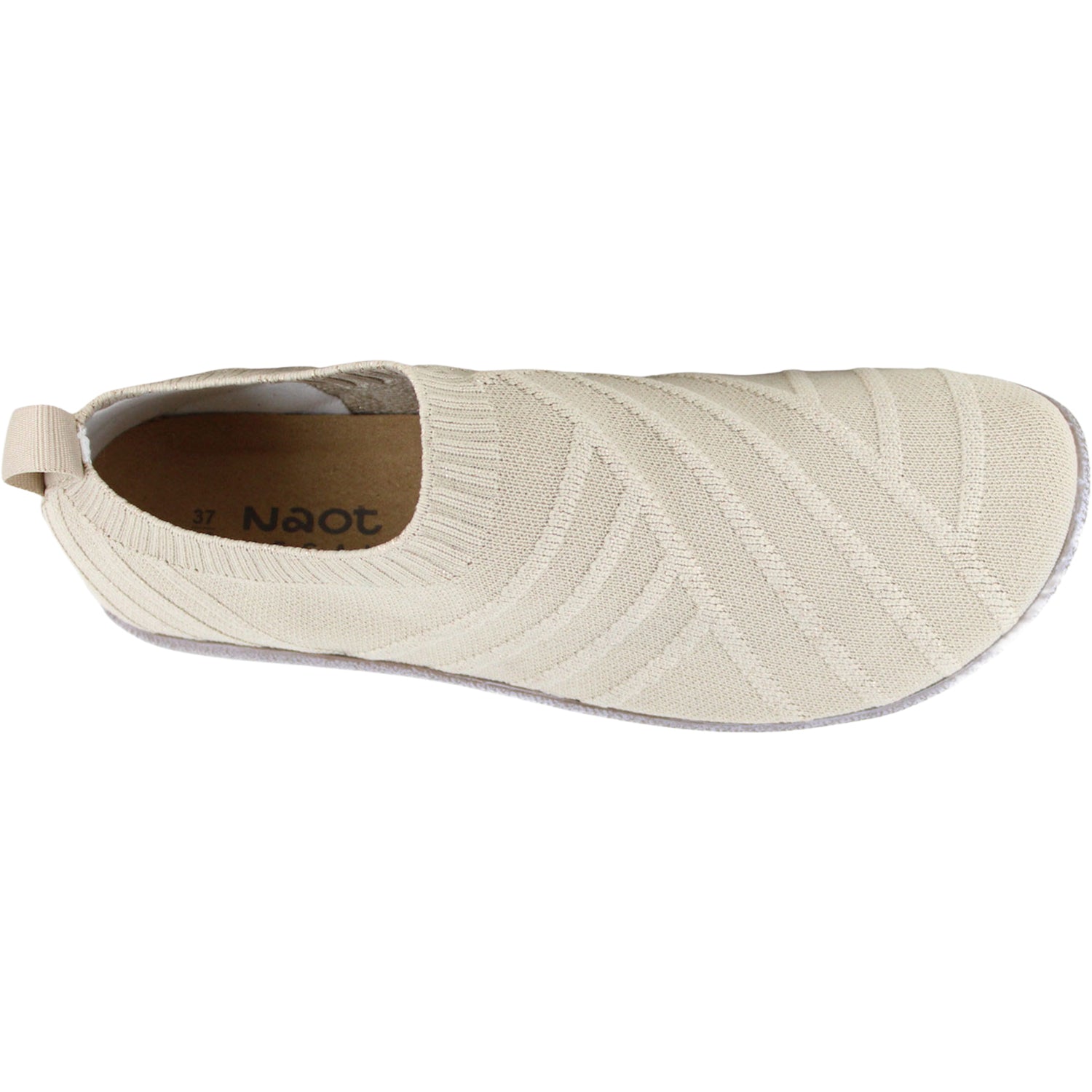 Naot Okahu Women's Slip Ons Taupe Gold Sparkle Knit