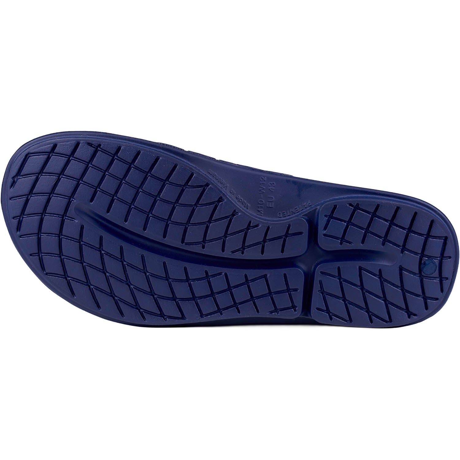 OOFOS OOahh Sport Flex Unisex Recovery Slide Sandals Navy