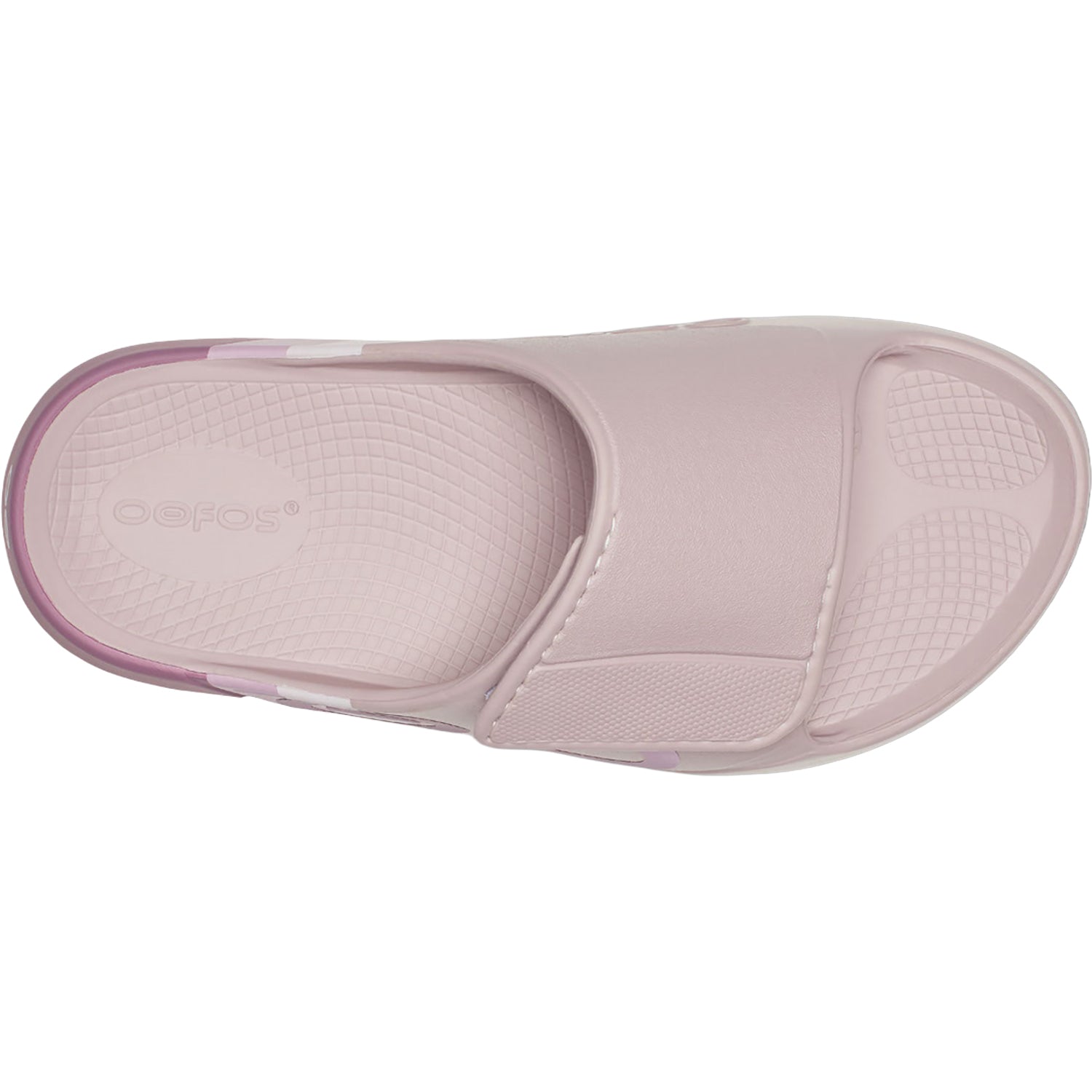 Oofos OOAhh Sport Flex Limited Unisex Recovery Slide Sandals Orchid Rally