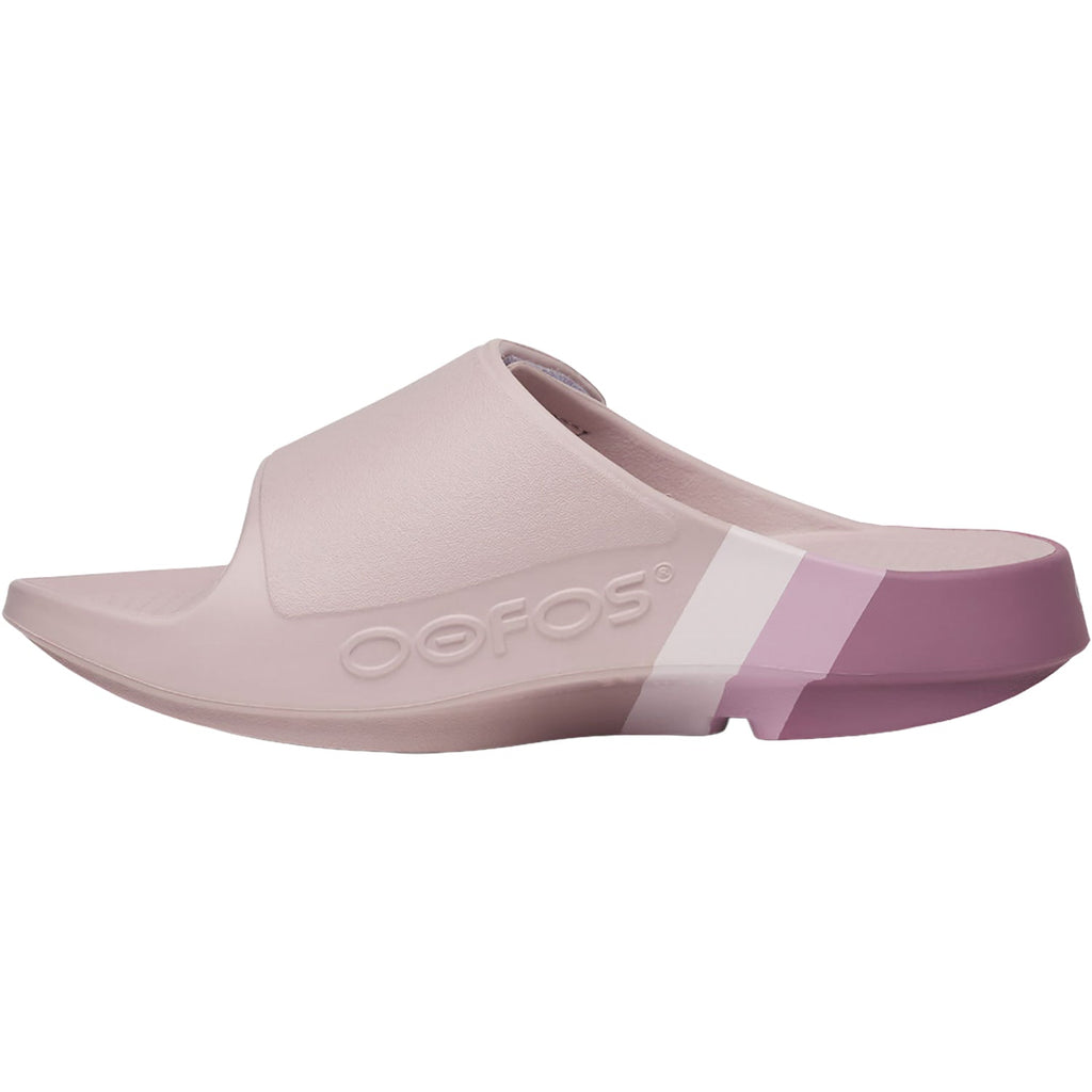 Oofos OOAhh Sport Flex Limited Unisex Recovery Slide Sandals Orchid Rally