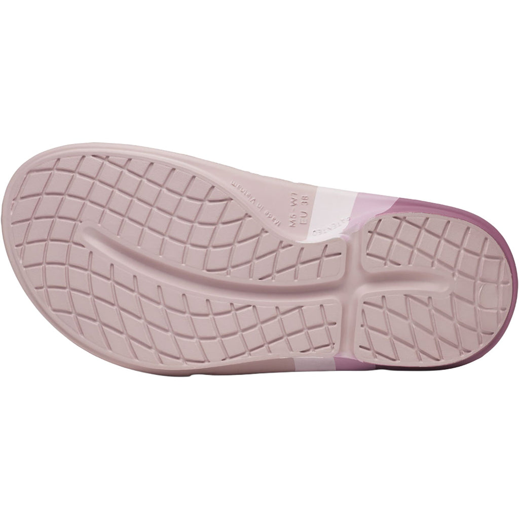 Oofos OOAhh Sport Flex Limited Unisex Recovery Slide Sandals Orchid Rally