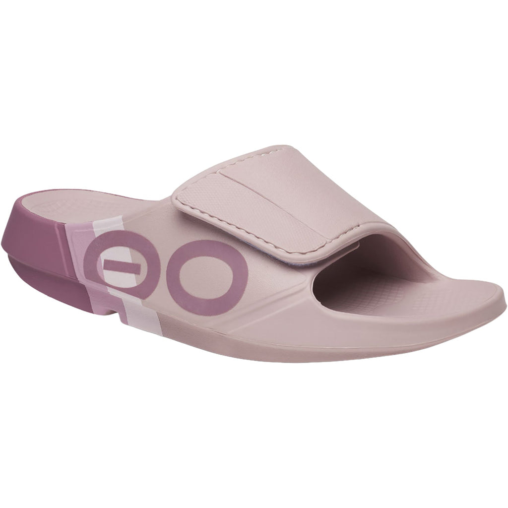 Oofos OOAhh Sport Flex Limited Unisex Recovery Slide Sandals Orchid Rally