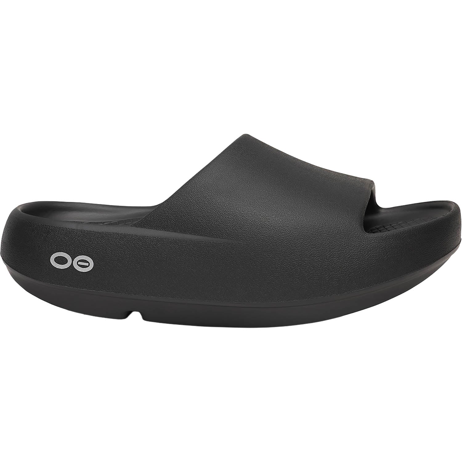 OOFOS OOahh+ Unisex Recovery Slide Sandals Black
