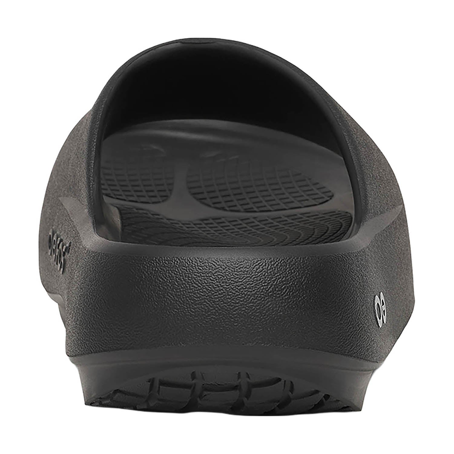 OOFOS OOahh+ Unisex Recovery Slide Sandals Black