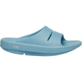 OOFOS OOahh Unisex Recovery Slide Sandals Ocean Blue