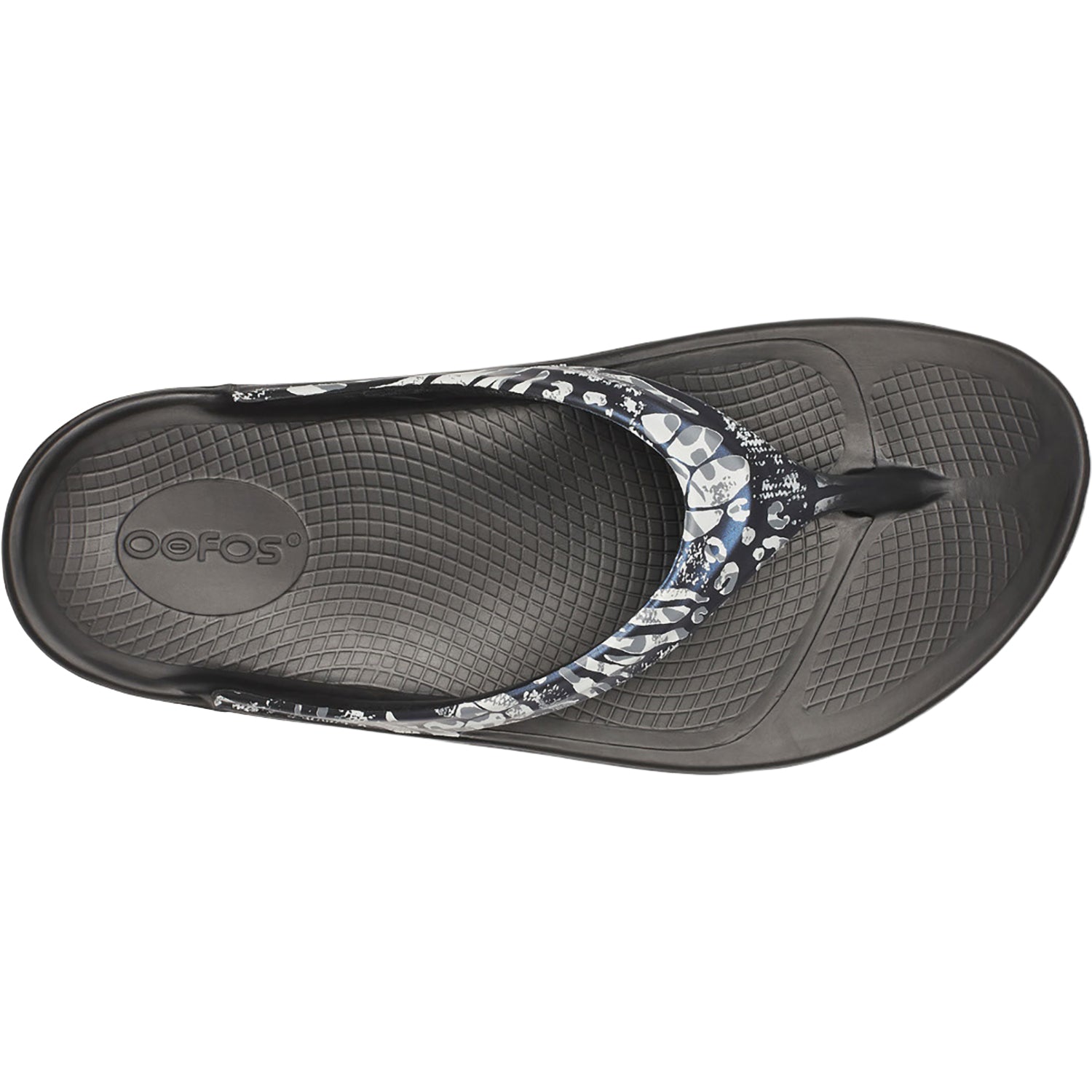Oofos OOLala Limited Women's Recovery Slide Sandals Black Combo Camo