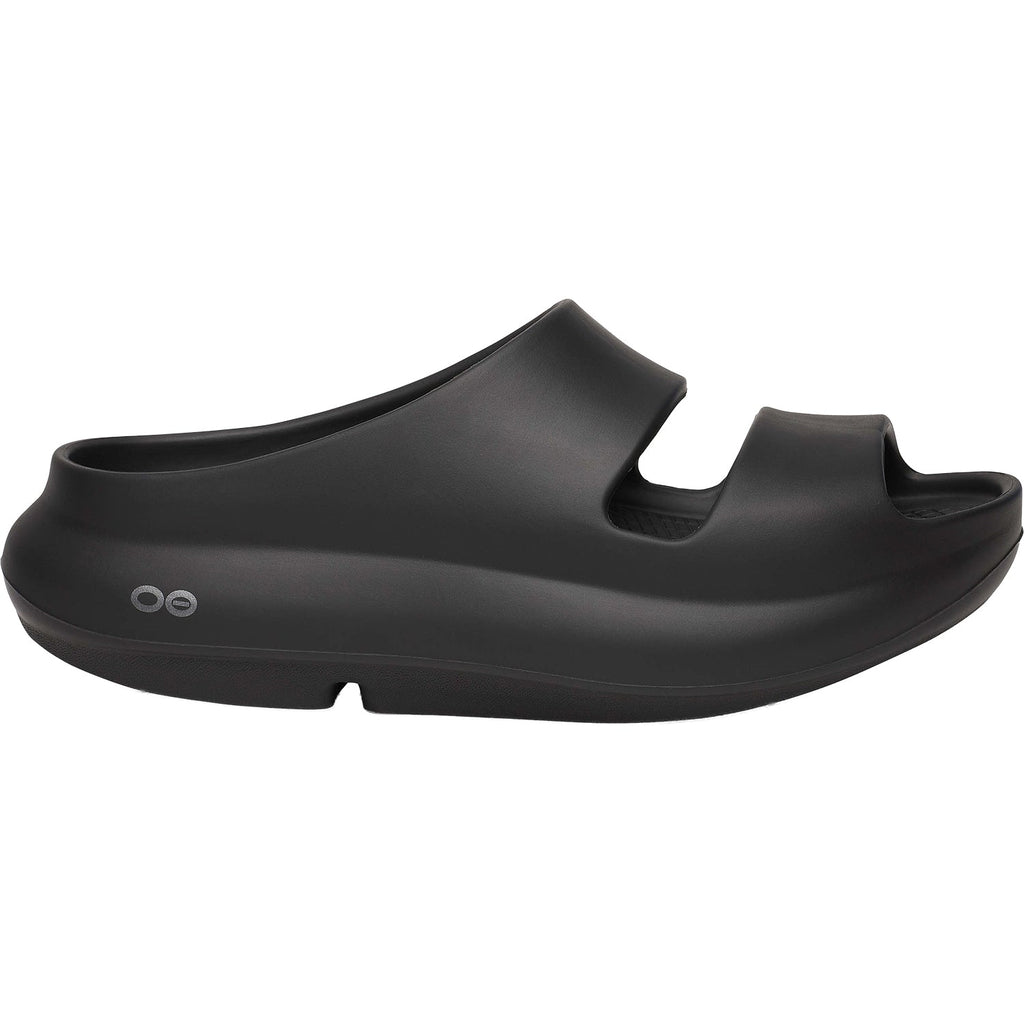 Oofos OOyea Women's Recovery Slide Sandals Black