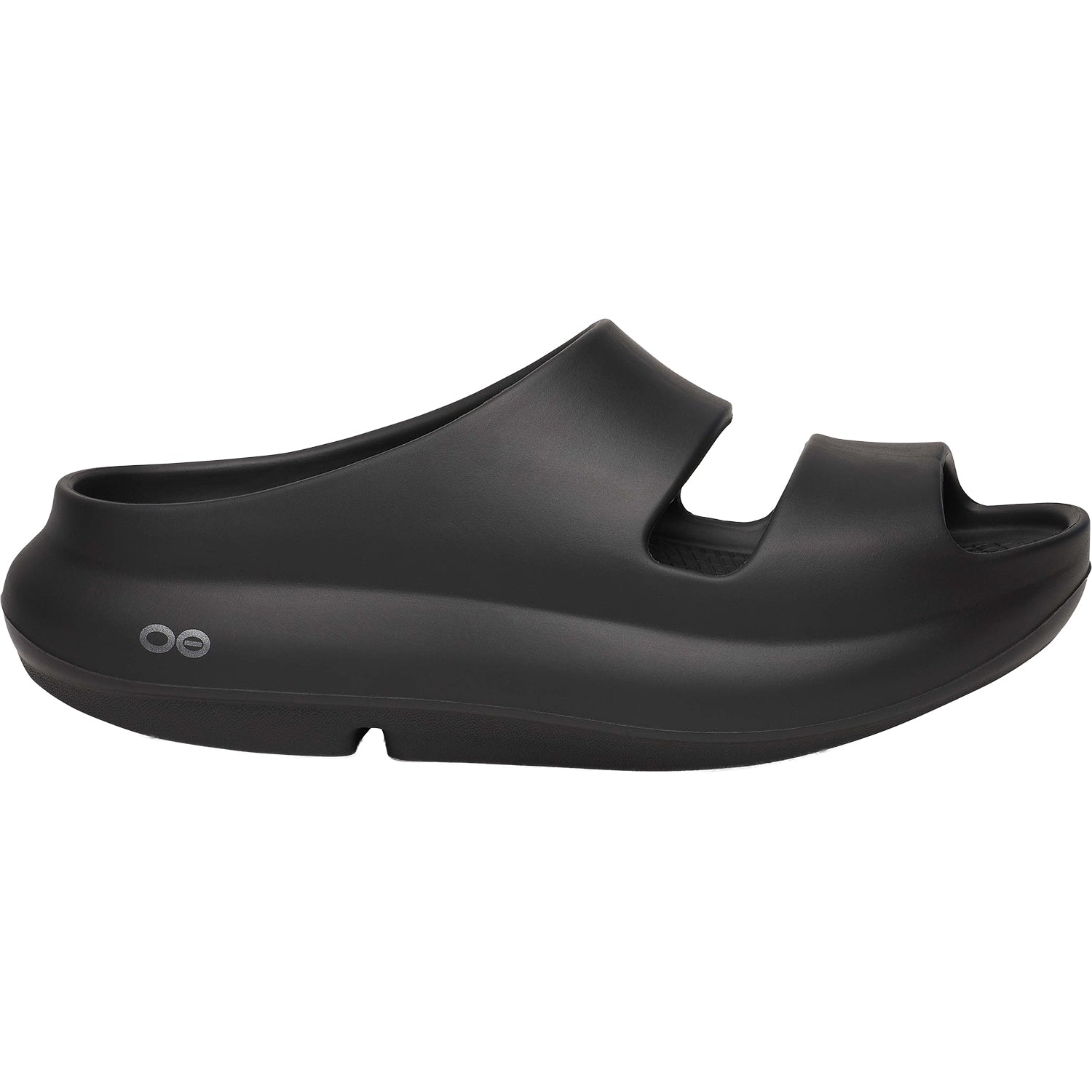 Oofos OOyea Women's Recovery Slide Sandals Black
