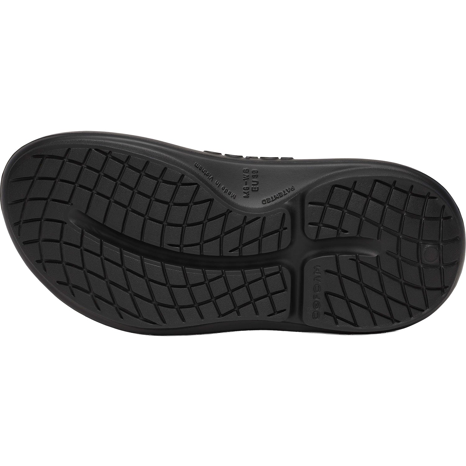 Oofos OOyea Women's Recovery Slide Sandals Black