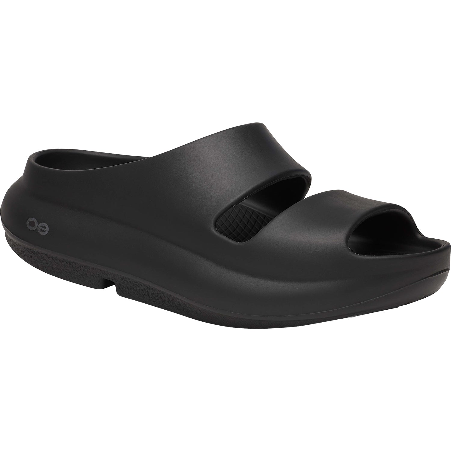 Oofos OOyea Women's Recovery Slide Sandals Black