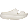 Oofos OOyea Unisex Recovery Slide Sandals Chalk