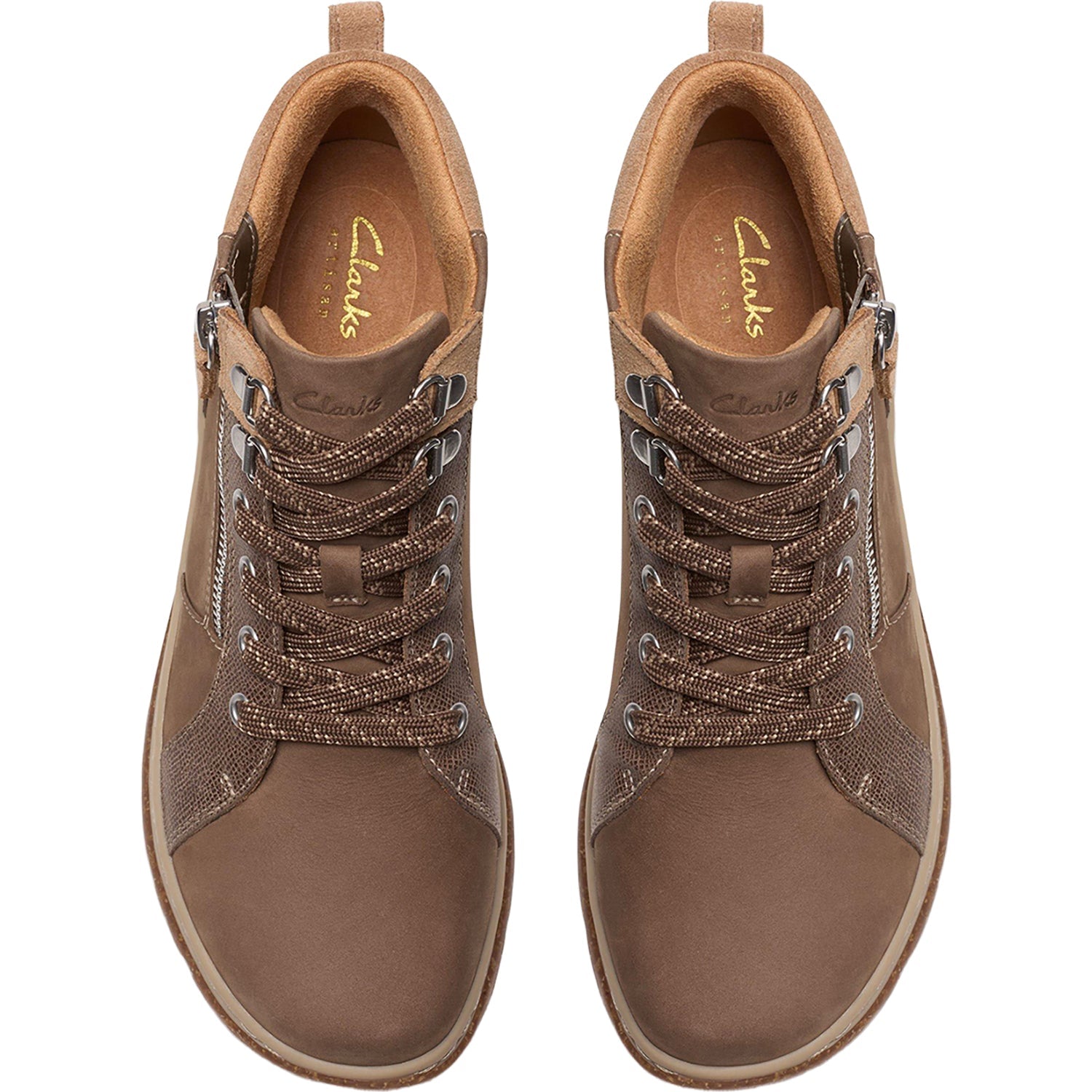 Clarks Orlene Top Waterproof Women's Boots Dark Sand Nubuck