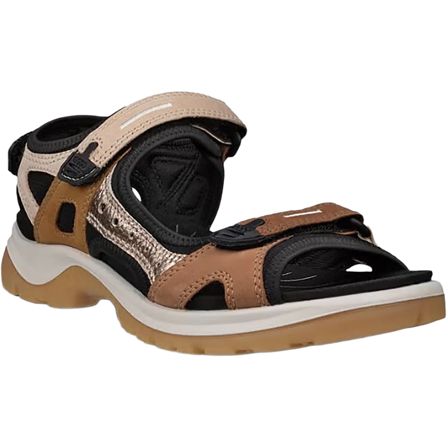 Ecco Offroad Yucatan Women's Outdoor Sandals Multicolor Brown