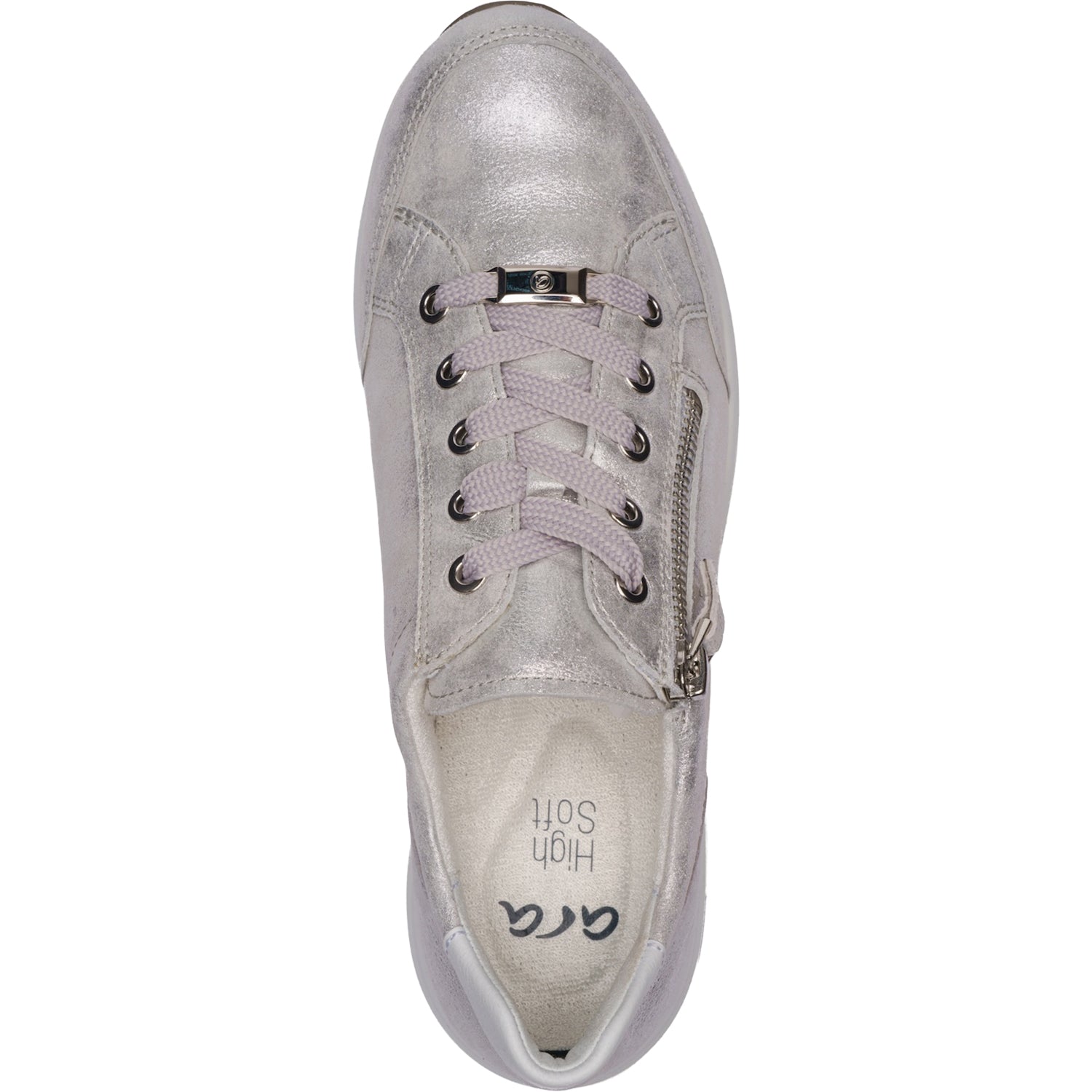 Ara Oleanna Women's Sporty Lace Up Shoes Dusty Nuvolakid/White Calf