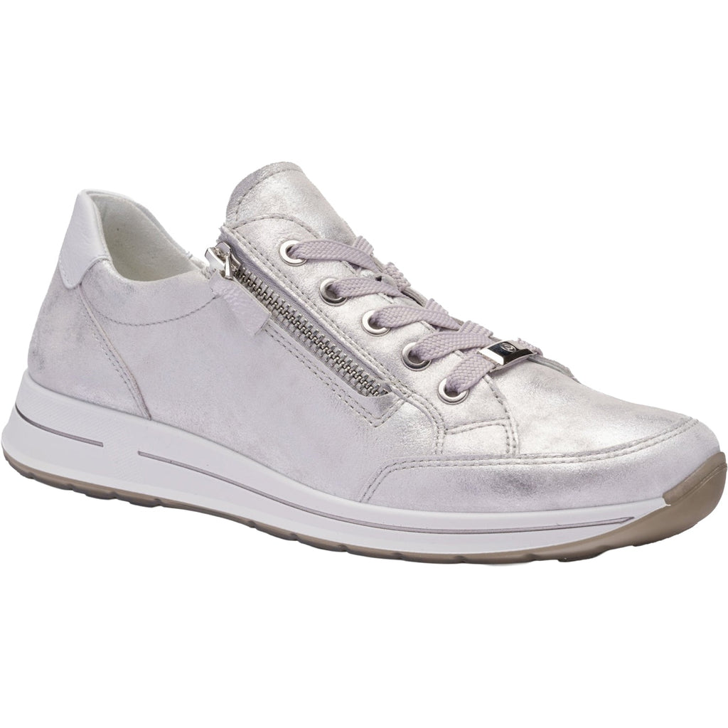 Ara Oleanna Women's Sporty Lace Up Shoes Dusty Nuvolakid/White Calf