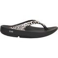 OOFOS OOLala Limited Women's Recovery Slide Sandals Leopard