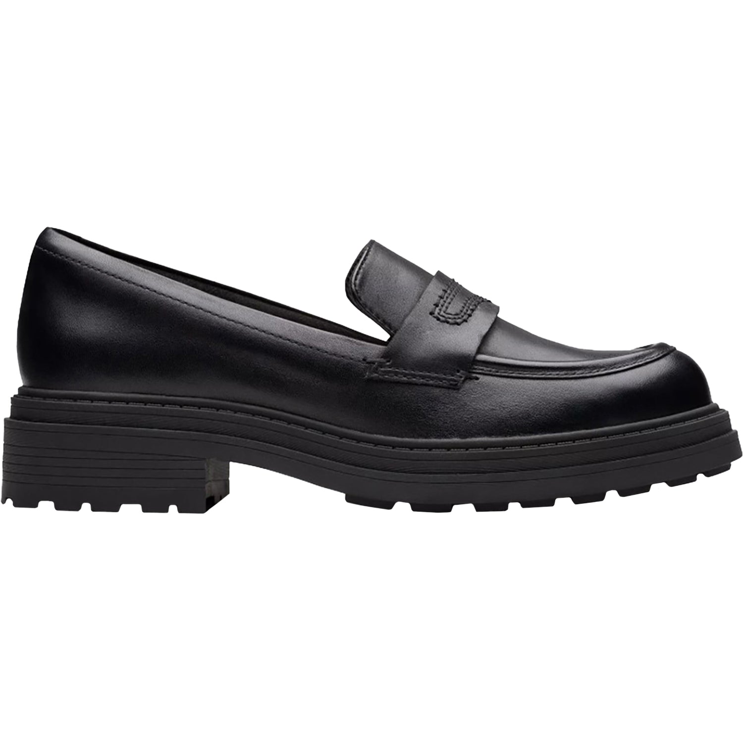 Clarks Orinoco3 Edge Women's Dressy Loafers Black Leather