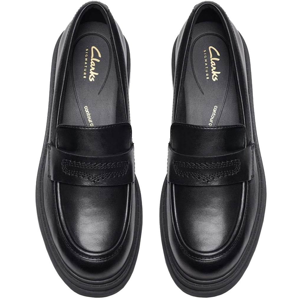 Clarks Orinoco3 Edge Women's Dressy Loafers Black Leather