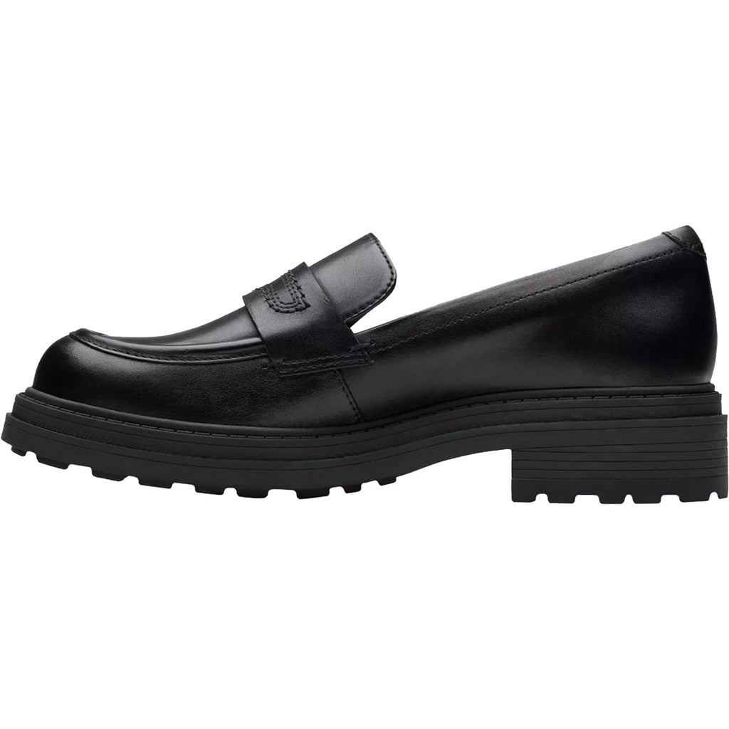 Clarks Orinoco3 Edge Women's Dressy Loafers Black Leather