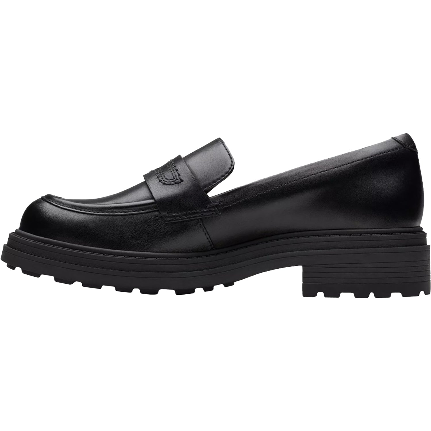 Clarks Orinoco3 Edge Women's Dressy Loafers Black Leather