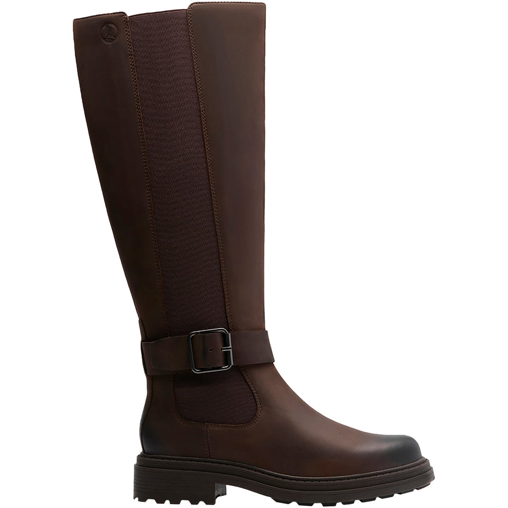 Clarks Orinoco3 Tall Women's Boots Tall Dark Brown Leather
