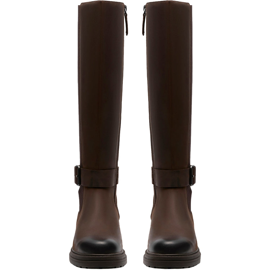 Clarks Orinoco3 Tall Women's Boots Tall Dark Brown Leather