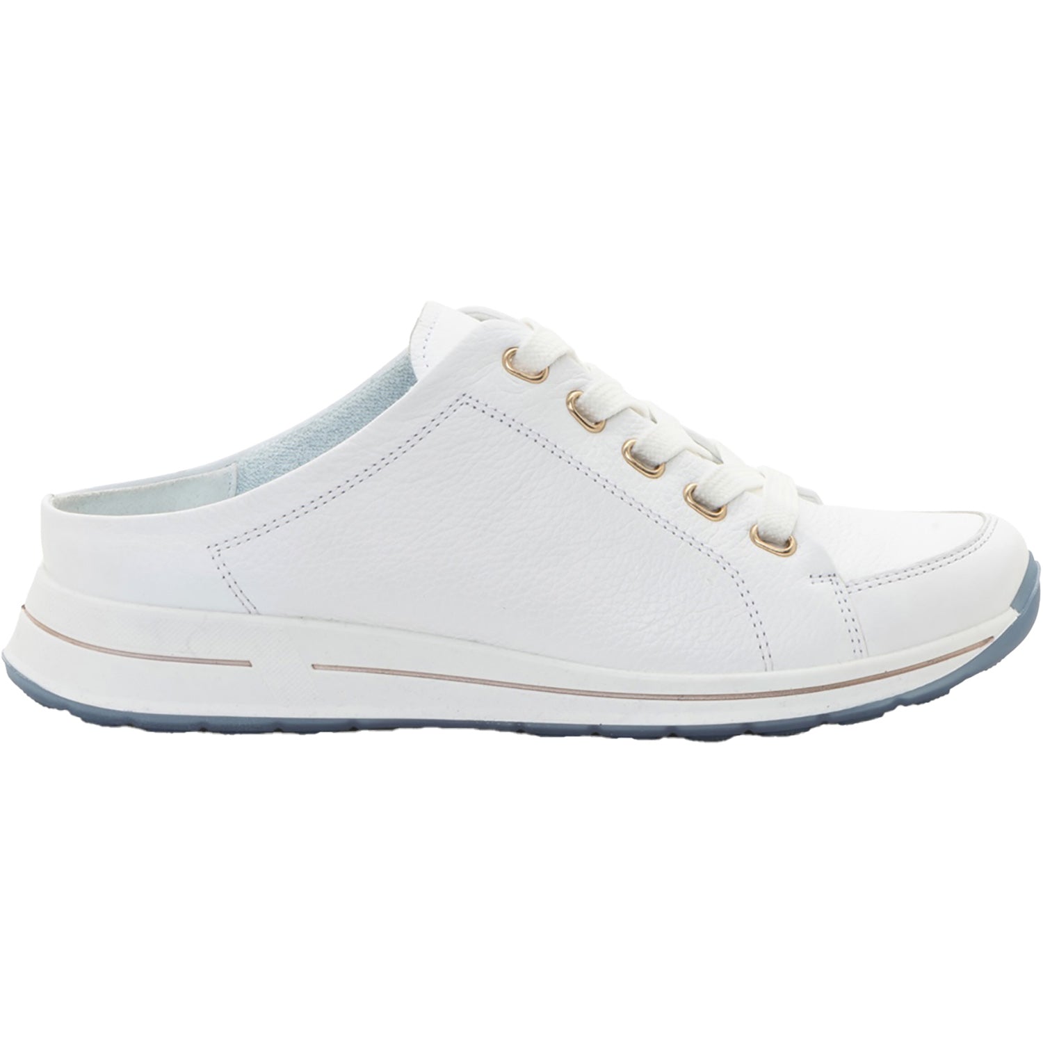 Ara Orlando Women's Slip Ons Sporty White Calf Leather