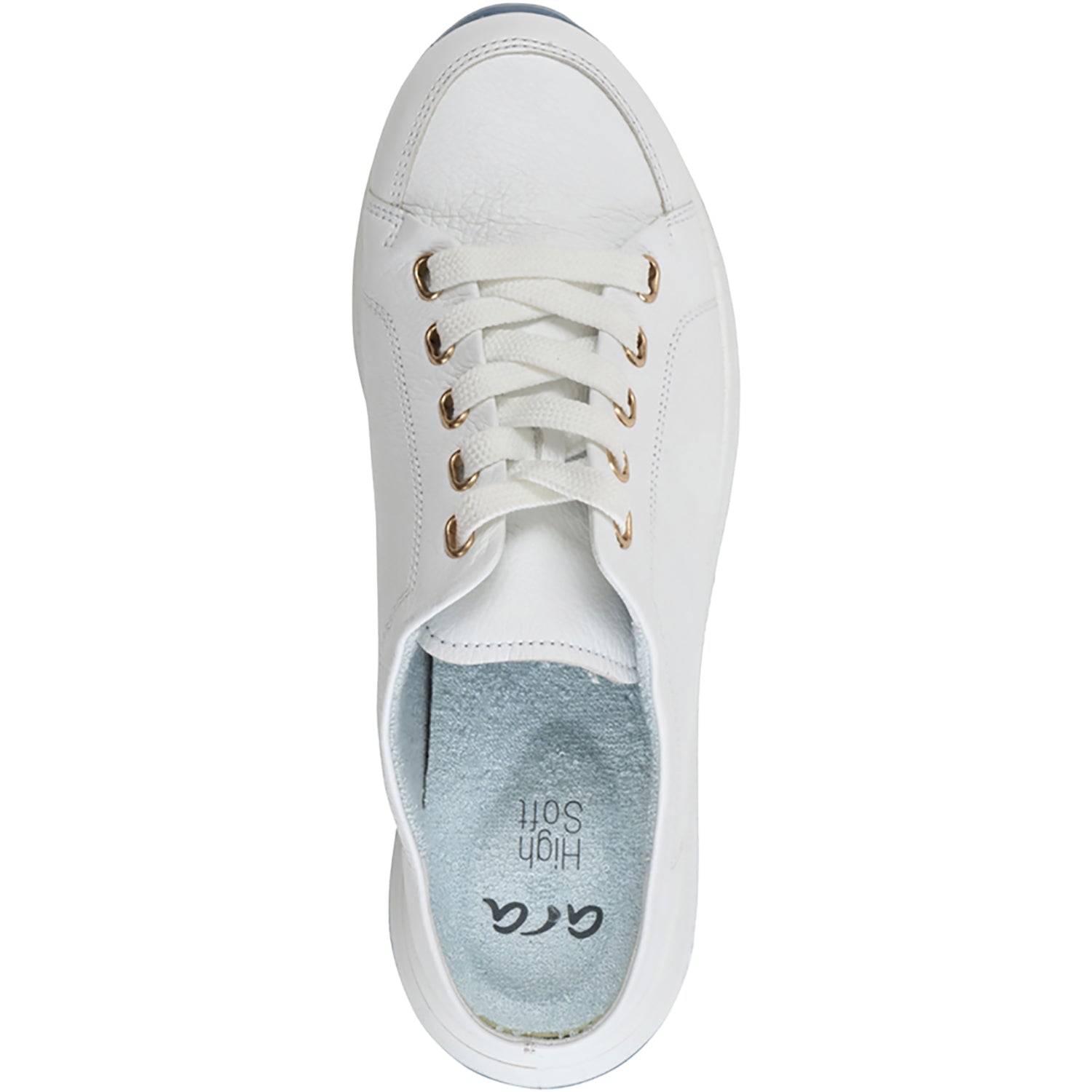Ara Orlando Women's Slip Ons Sporty White Calf Leather