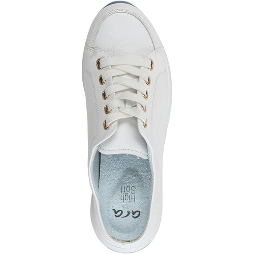 Ara Orlando Women's Slip Ons Sporty White Calf Leather