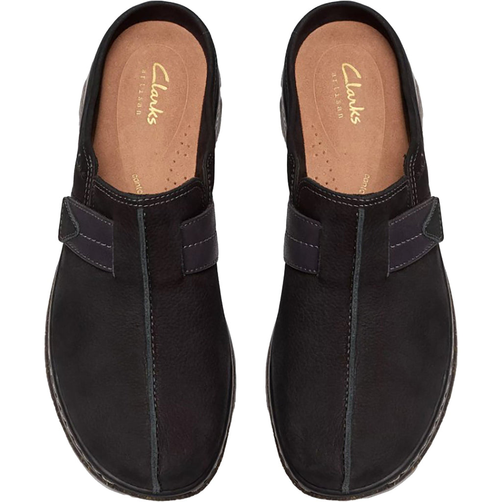 Clarks Orlene Clog Women's Open Back Clogs Black Nubuck