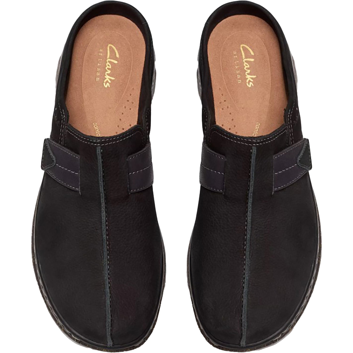 Clarks Orlene Clog Women's Open Back Clogs Black Nubuck