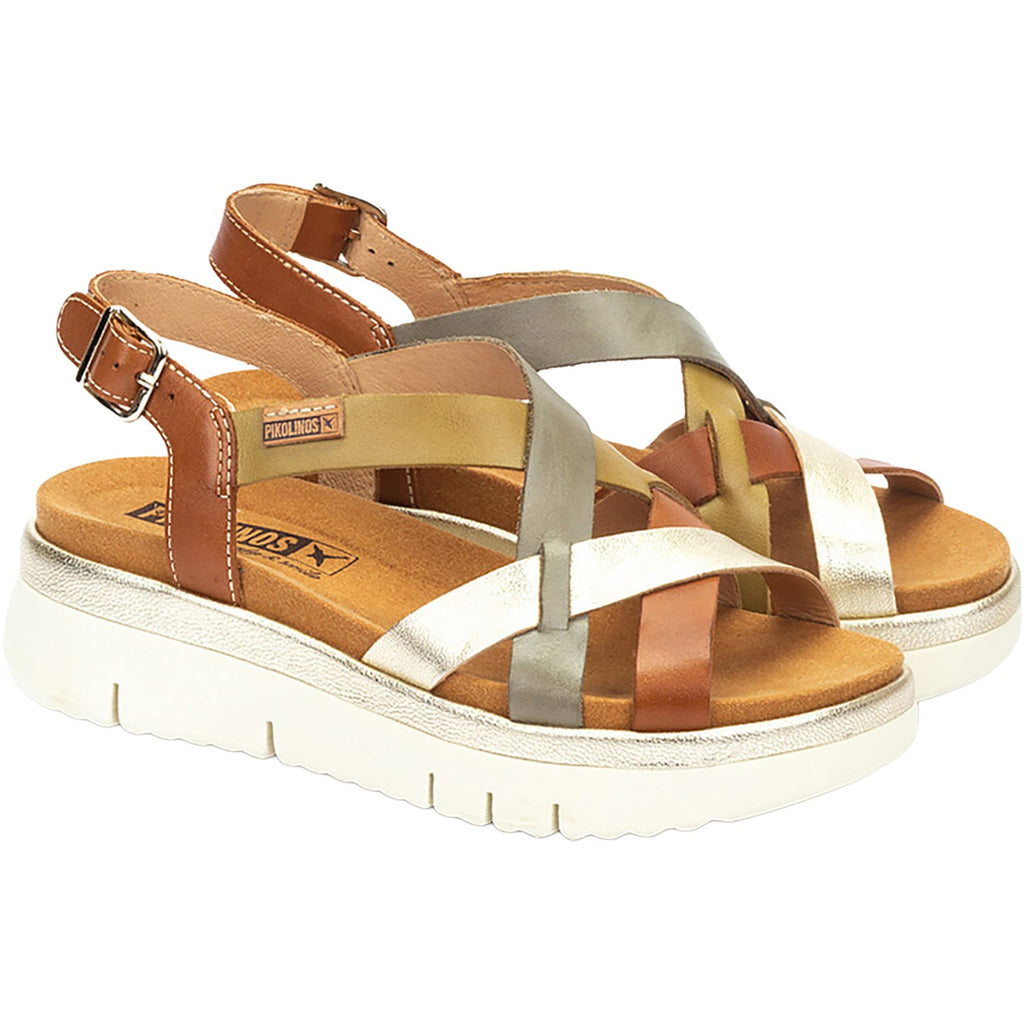 Pikolinos Palma W4N-0650C1 Women's Wedge Sandals Brandy