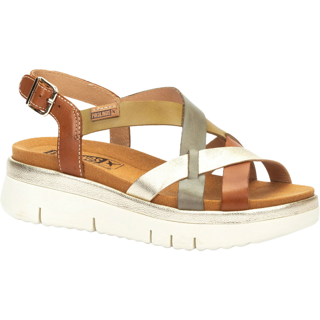 Pikolinos Palma W4N-0650C1 Women's Wedge Sandals Brandy
