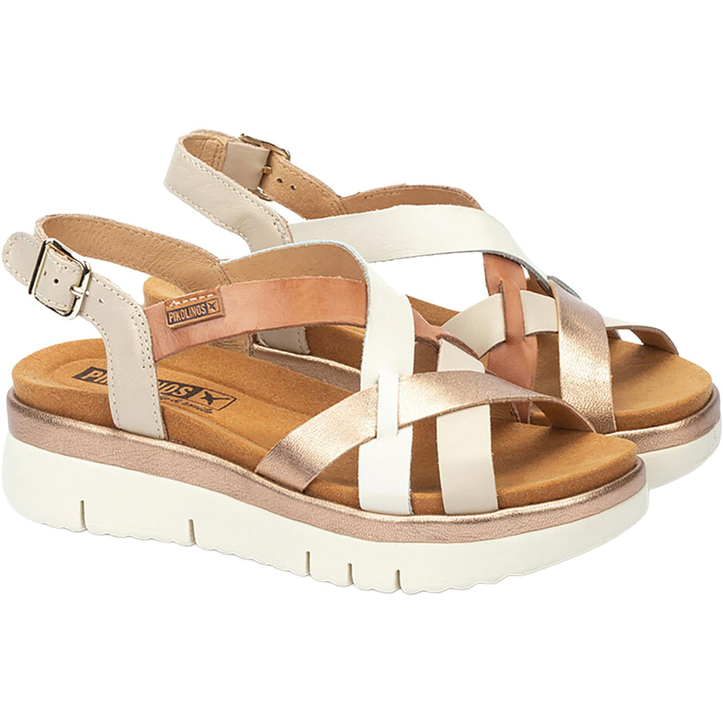 Pikolinos Palma W4N-0650C1 Women's Wedge Sandals Marfil
