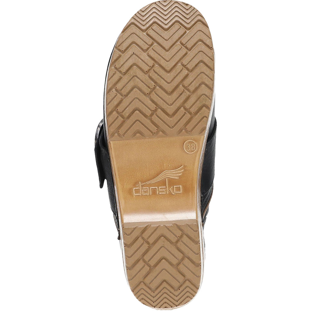 Dansko Pearson Women's Clogs Black Tumbled