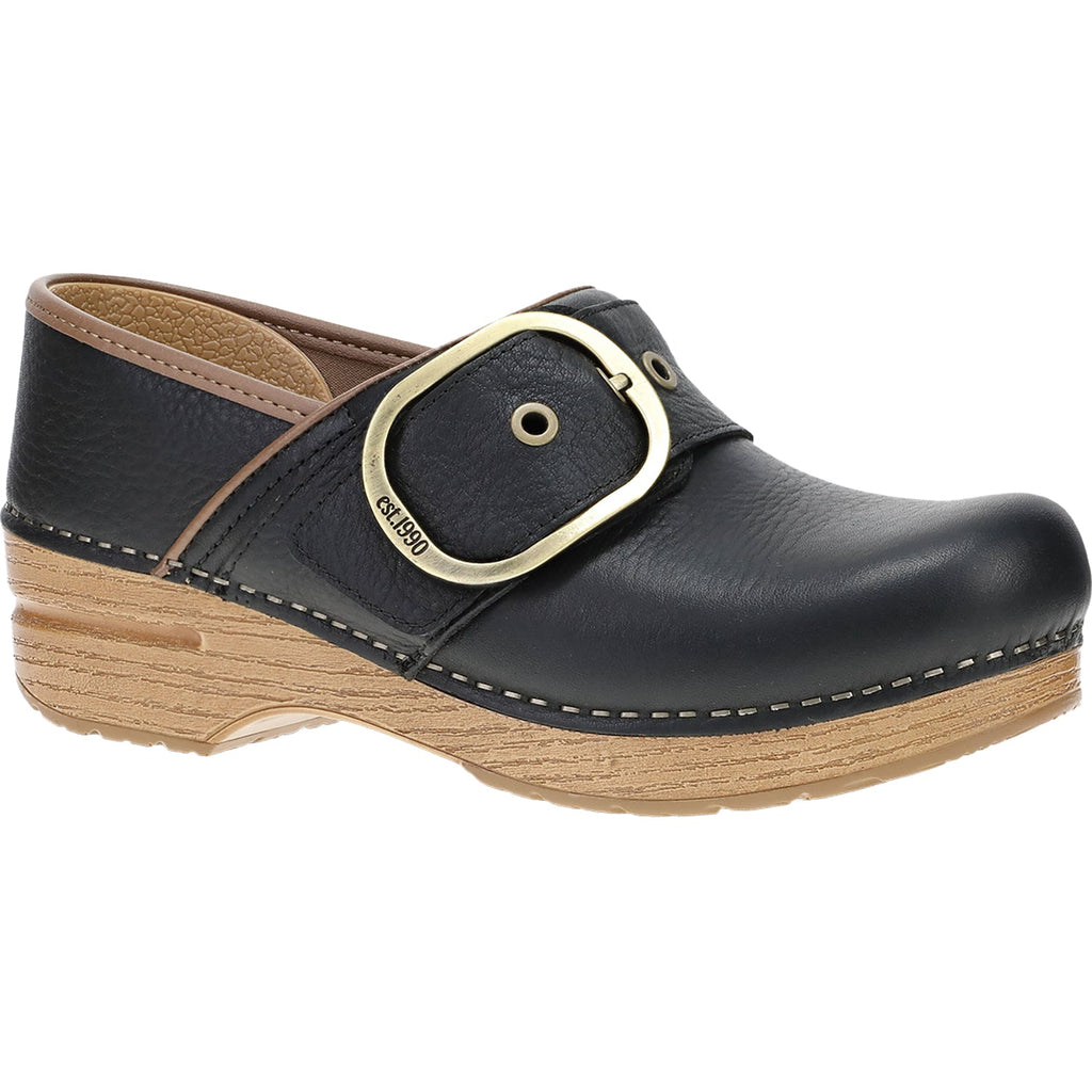 Dansko Pearson Women's Clogs Black Tumbled