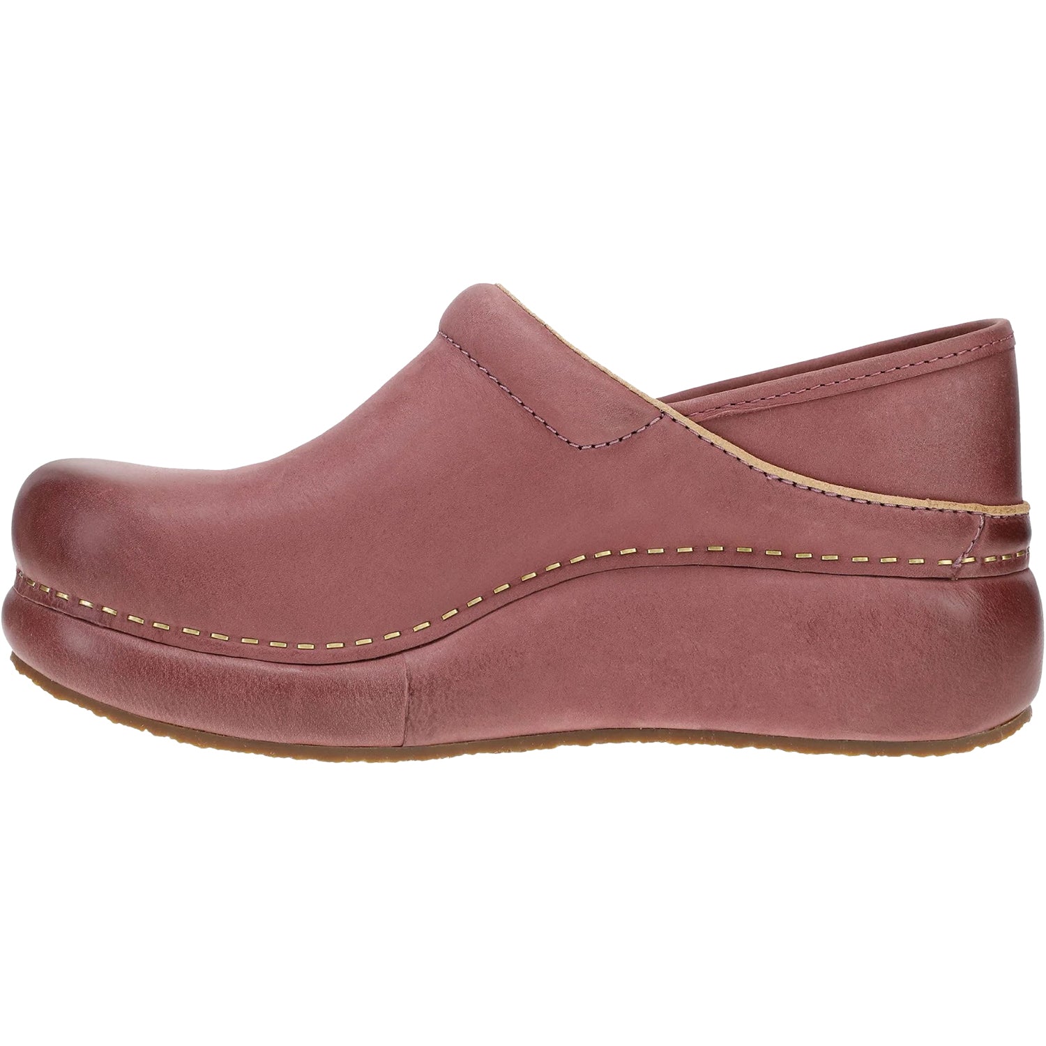 Dansko Platform Pro Women's Clogs Rose Burnished Nubuck