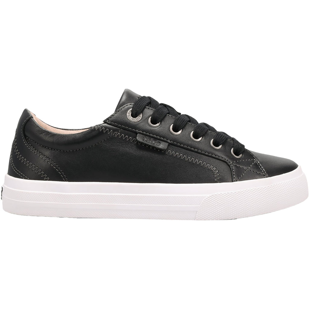 Taos Plim Soul Lux Women's Lace Up Shoes Black/White Leather